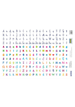Naklejki Litery/Alfabet (240 naklejek)