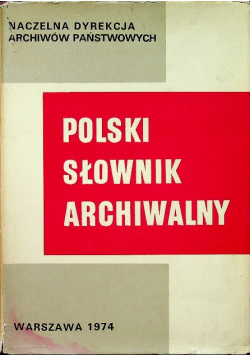 Polski słownik archiwalny