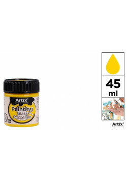 Farba do szkła i ceramiki 45ml żółta (6szt)