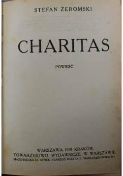 Charitas powieść 1919 r.