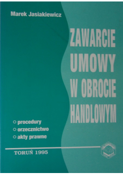 Zawarcie umowy w obrocie handlowym