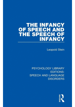 The Infancy of Speech and the Speech of Infancy