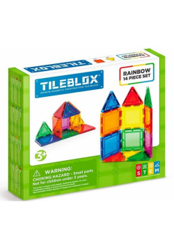 Tileblox zestaw tęczowy 14el