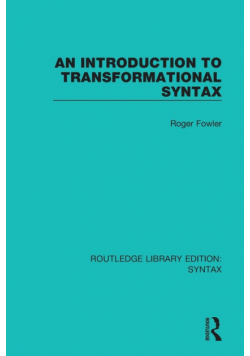 An Introduction to Transformational Syntax