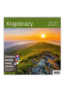 Kalendarz 2020 30x30cm Krajobrazy HELMA