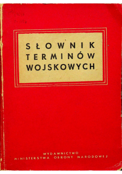 Słownik terminów wojskowych