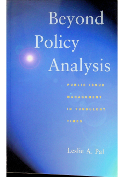 Beyond Policy Analysis