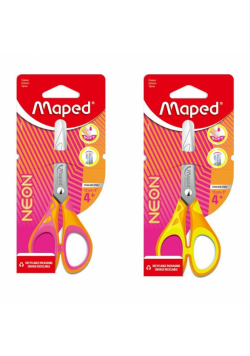 Nożyczki szkolne Neon Soft 13cm mix MAPED