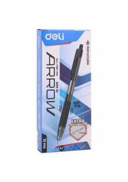 Pióro kulkowe Arrow 0,7mm czarne (12szt)