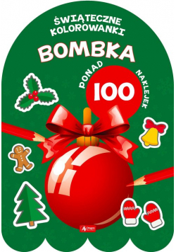 Bombka Kolorowanka z naklejkami