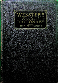 Websters practical dictionary 1933 r