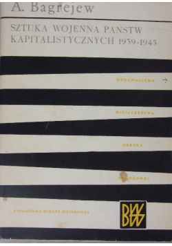 Sztuka wojenna państw kapitalistycznych 1939 - 1945