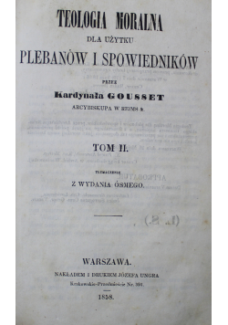Trylogia moralna Tom II 1858 r.