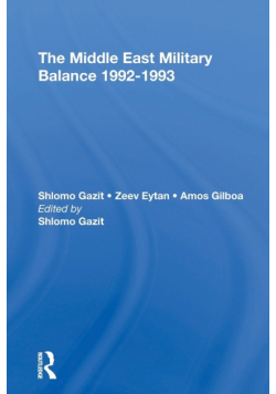 The Middle East Military Balance 19921993