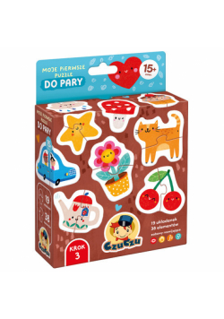 CzuCzu Moje pierwsze puzzle Do pary 15 mies.+
