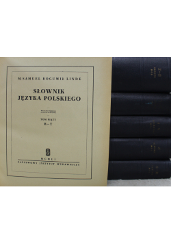 Słownik Języka Polskiego Tom I  VI reprint z 1860 r