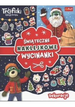 Dekoracje. Trefliki ratują święta. Świąteczne naklejkowe wycinanki