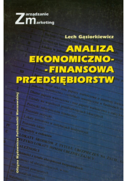 Analiza ekonomiczno-finansowa przedsiębiorstw