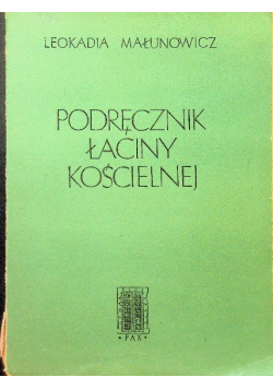 Podręcznik łaciny kościelnej