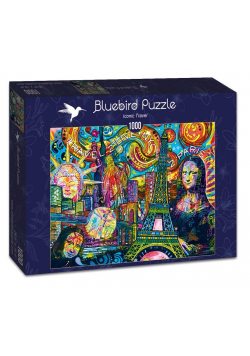 Puzzle 1000 Ikony podróży