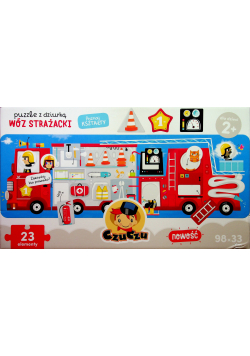 Puzzle z dziurką Wóz strażacki