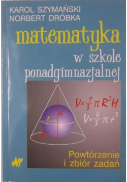 Matematyka w szkole ponadgimnazjalnej