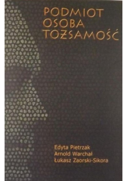 Podmiot osoba tożsamość
