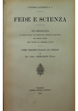 Fede e Scienza 1904 r.