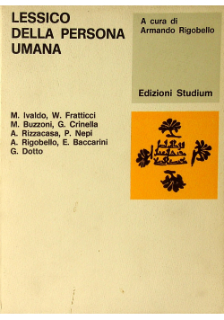 Lessio Della Persona Umana