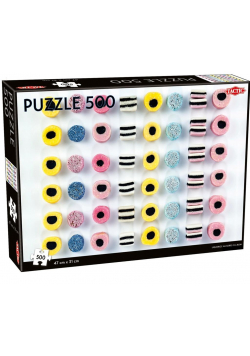 Puzzle 500 Liquorice allsorts in a row