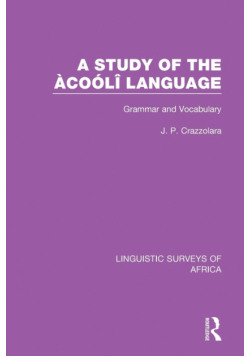 A Study of the Àcoólî Language