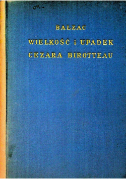 Wielkość i upadek Cezara Birotteau ok. 1924 r.