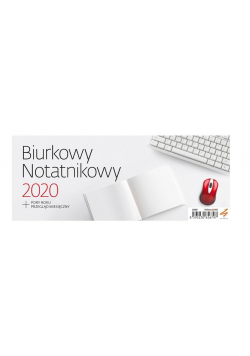 Kalendarz 2020 Biurkowy Notatnikowy HELMA