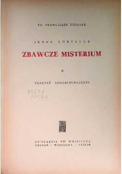 Zbawcze misterium Tom II
