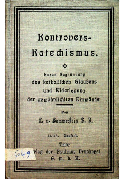 Kontrovers Katechismus 1906 r