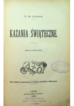 Kazania świąteczne 1900 r.