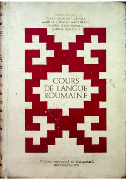Cours de langue Roumaine