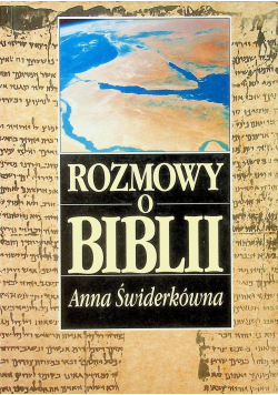 Rozmowy o Biblii plus autograf Świderkówna