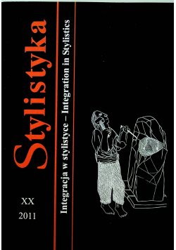 Stylistyka XX Integracja w stylistyce