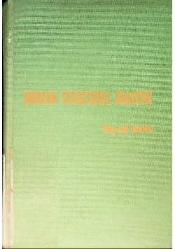 Modern Structural Analysis