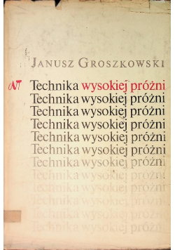 Technika wysokiej próżni