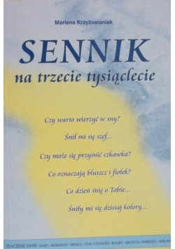 Sennik na trzecie tysiąclecie