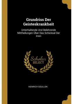 Grundriss Der Geisteskrankheit