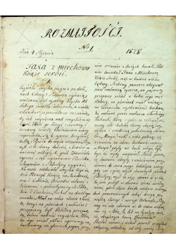 Rozmaitości 1828 r.