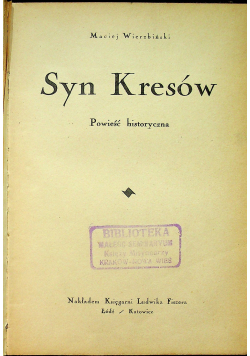 Syn Kresów 1929 r.