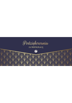 Karnet Lux Podziękowania za współpracę