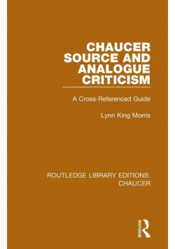 Chaucer Source and Analogue Criticism