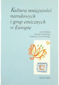 Kultura mniejszości narodowych i grup etnicznych w Europie