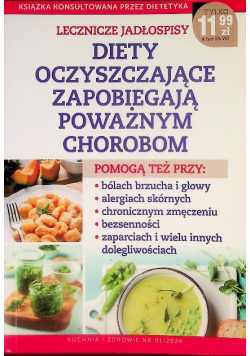 Diety oczyszczające zapobiegają poważnym chorobom