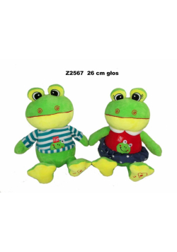Żaba z głosem 26cm MIX